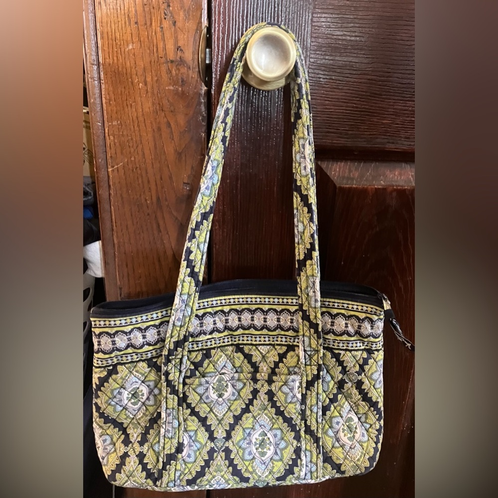 Vera Bradley tote in Cambridge signature pattern